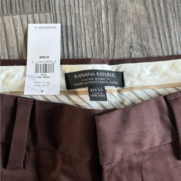 NWT Banana Republic 31x34 men’s - Picture 3 of 5